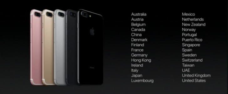 Apple iPhone 7定价和可用性，9月9日预订