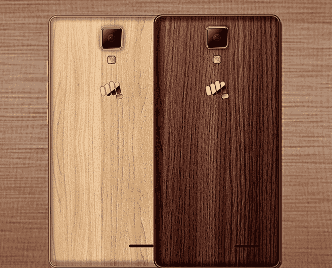 Micromax推出帆布5 Lite特别版手机，木质饰面
