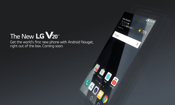 LG v20有三种颜色，一个商标申请表演