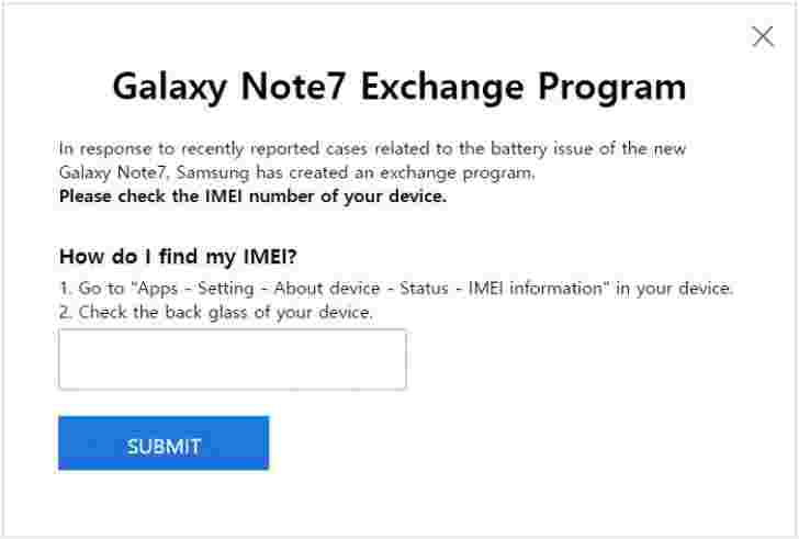 三星Galaxy Note7业主可以在线检查如果手机有缺陷