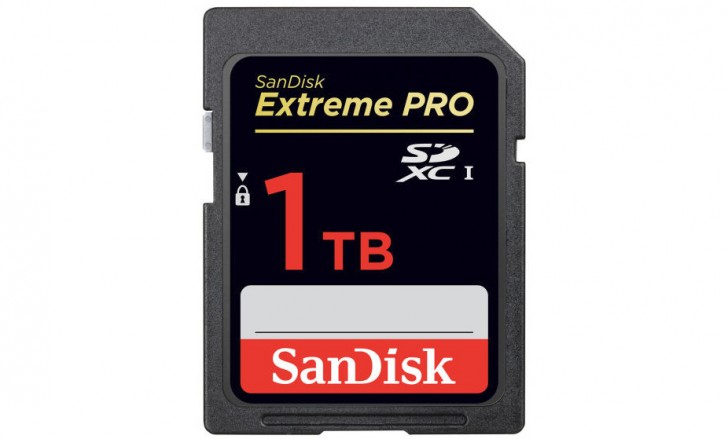 Sandisk推出了世界上第一个1TB SD卡，现在是一个原型