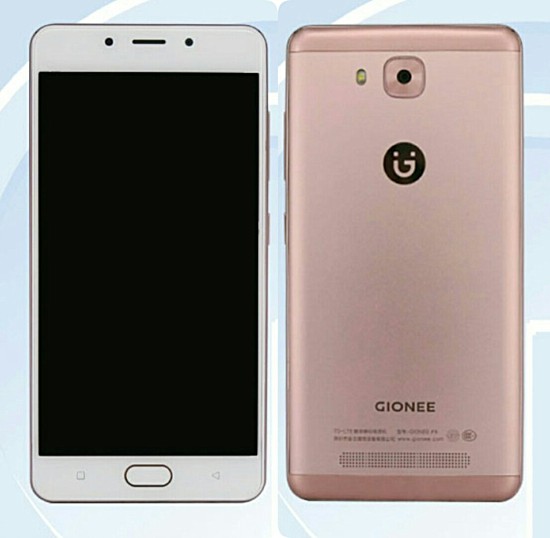 Gianee F5与Octa-Core CPU和4000mAh电池发现在Tenaa