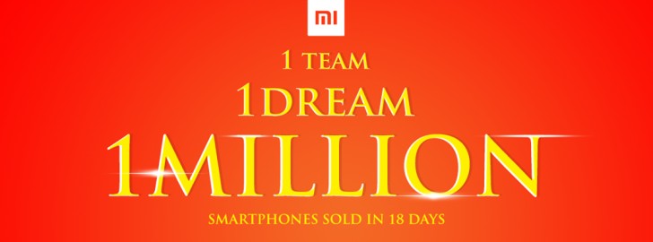 首席执行官庆祝，小米在印度销售1M手机