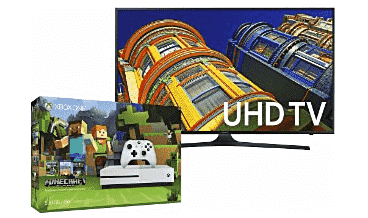 交易：一起购买Xbox One S和Samsung 55“智能4K UHD电视，节省250美元