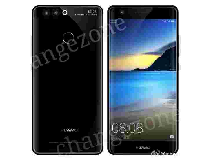 新的渲染显示Huawei P10没有物理主页按钮