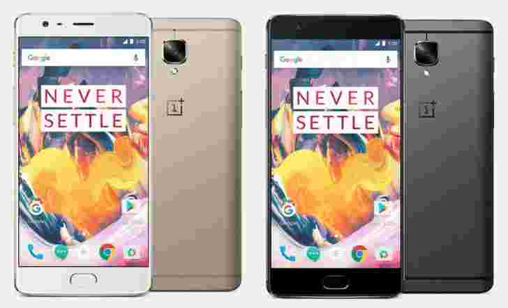 OnePlus 3T是官方的SpainDragon 821和3,400 MAH电池，从439美元开始
