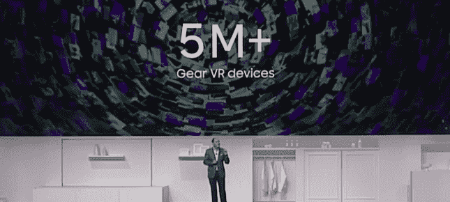 超过500万齿轮VR设备已被三星发货至今