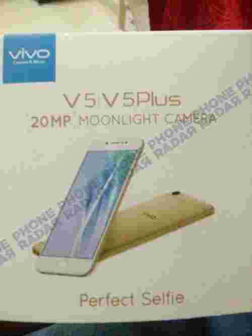 Vivo V5和V5 Plus表示，旨在采用往返20MP自拍相机