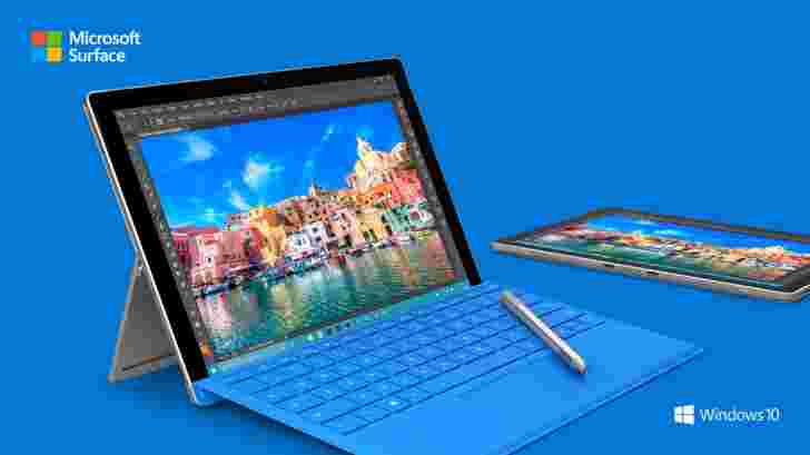 Microsoft Surface Pro 4在英国收到75英镑的价格