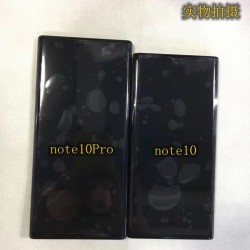 假人显示三星Galaxy Note10和Note10 +之间的尺寸差异