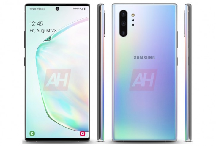 Samsung Galaxy Note10 + 5G在最终渲染中出现8月23日发布日期