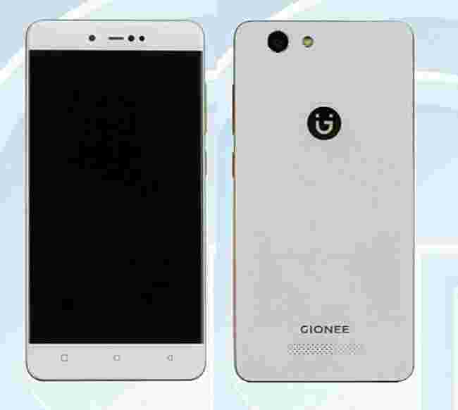 Gionee F106用四核CPU，8MP相机清除Tenaa