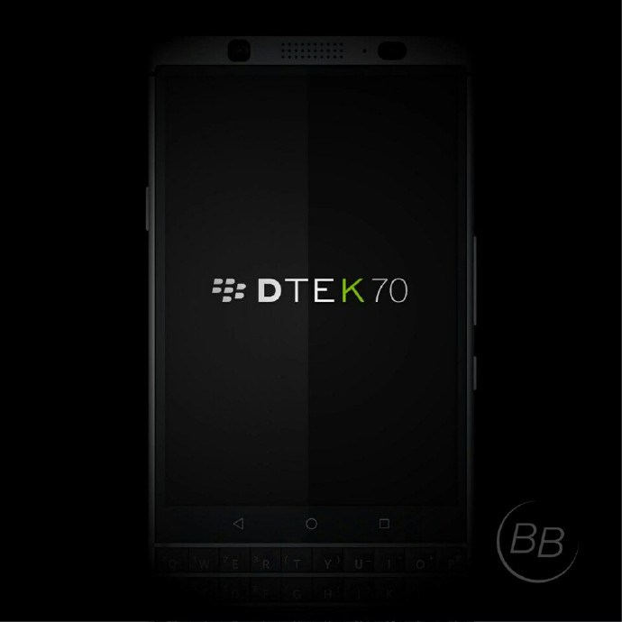 新的BlackBerry DTEK70（Mercury）呈现泄漏