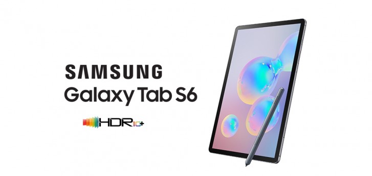 三星Galaxy Tab S6是世界上具有HDR10 +认证展示的平板电脑
