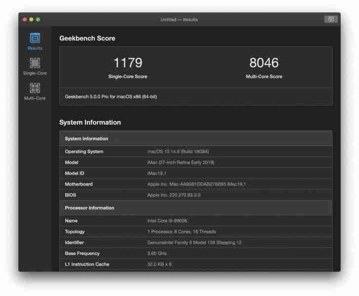 Geekbench 5现在是官方的新计算模型，仅限64位