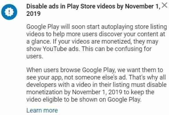 Google Play商店列表中的视频将从下个月开始自动播放
