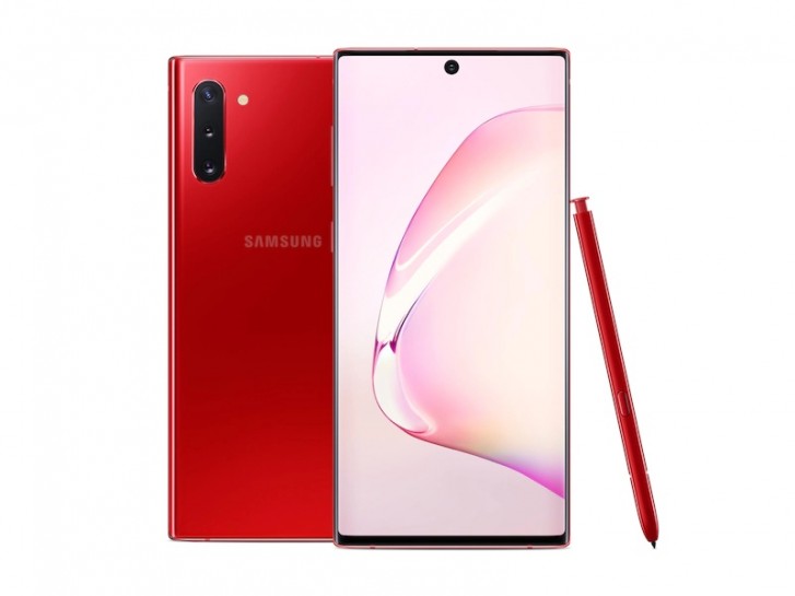现在可以在美国提供红色和粉红色的Galaxy Note10