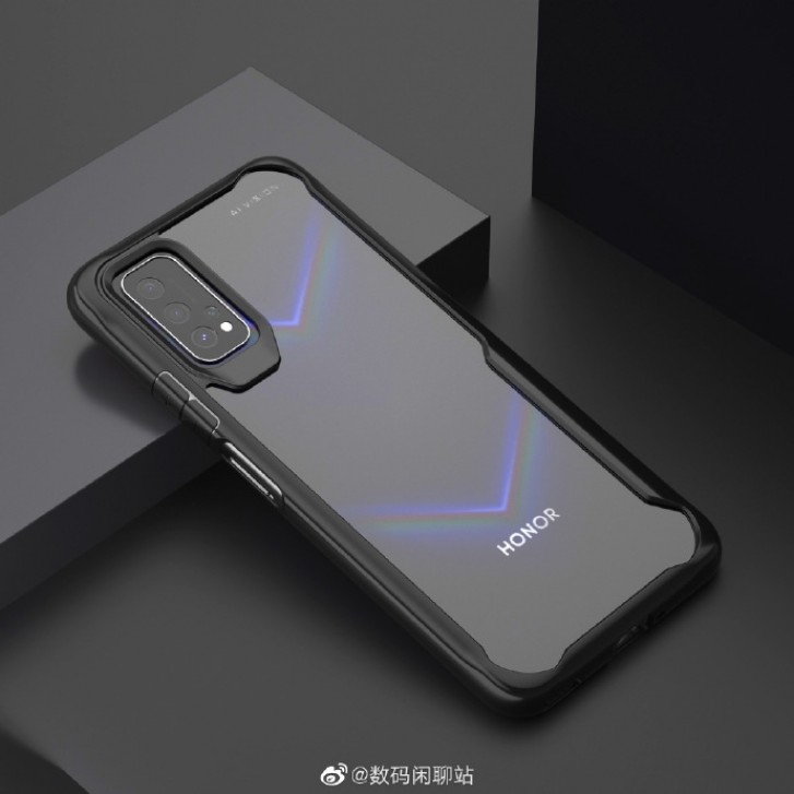 新荣誉v30案例渲染使我们能够清楚地看看背部