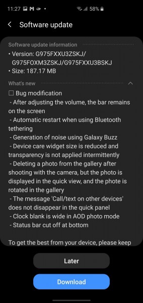 三星Galaxy S10收到第六个Android 10 Beta更新
