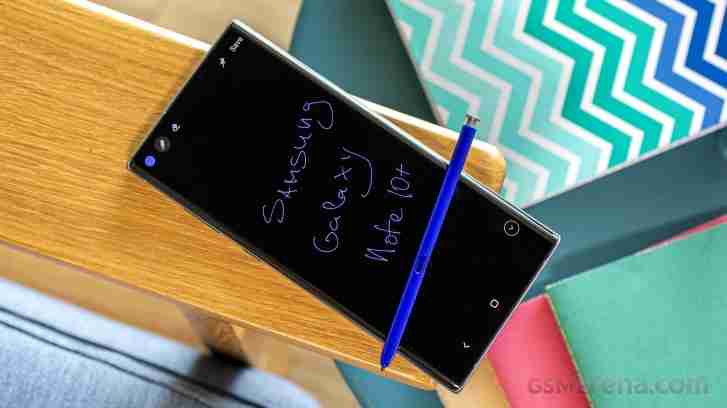 解锁三星Galaxy Note10 + 5G接收Android 10更新