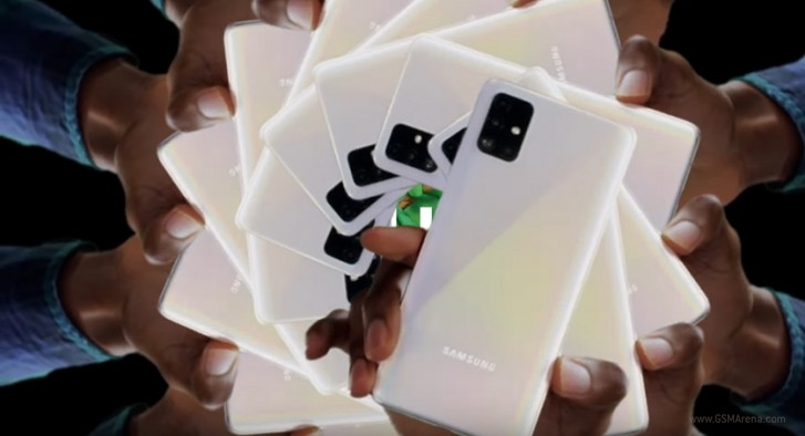 三星释放了Galaxy A51和A71的促销视频的三项促销视频