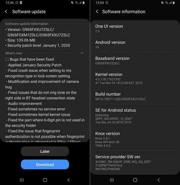 三星Galaxy S9获得另一个Android 10 Beta，具有更多的错误修复