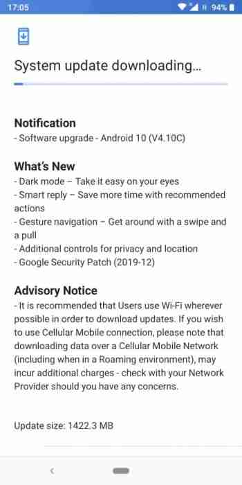 Nokia 7 Plus更新到Android 10