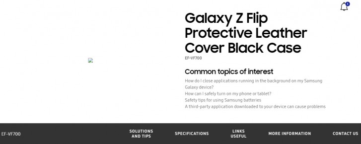 三星的官方网站确认Galaxy Z翻转名称