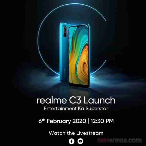 Realme C3发布日期宣布