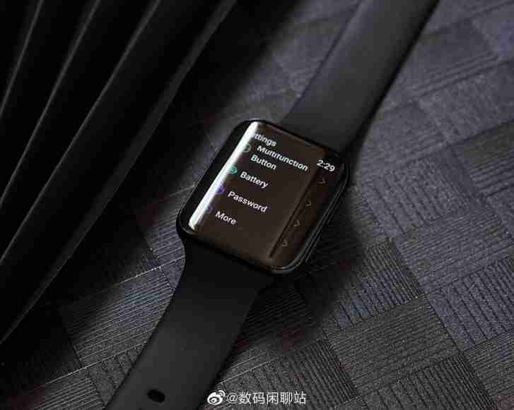 Oppo SmartWatch的第一个实时图像揭示了谷歌佩戴操作系统