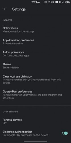 Google Play商店应用程序很快就会获得一个黑暗的主题切换