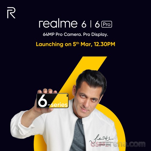 Realme 6和6 Pro正在3月5日来，健身乐队将标记