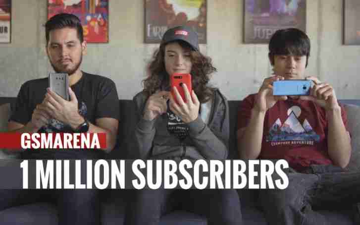 我们的YouTube频道达到100万订阅者