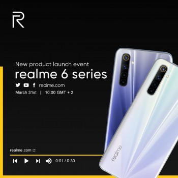 Realme 6和6 Pro明天将使他们的欧洲首次亮相