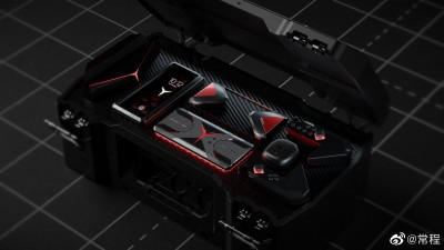 Lenovo的军团游戏手机在55W上充电，Gamepad配件戏弄