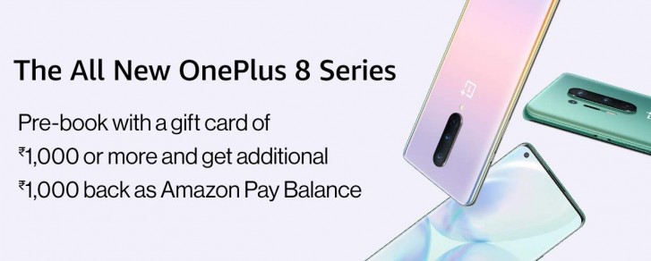 OnePlus 8，OnePlus 8 Pro预订在印度开放，销售于5月11日开始