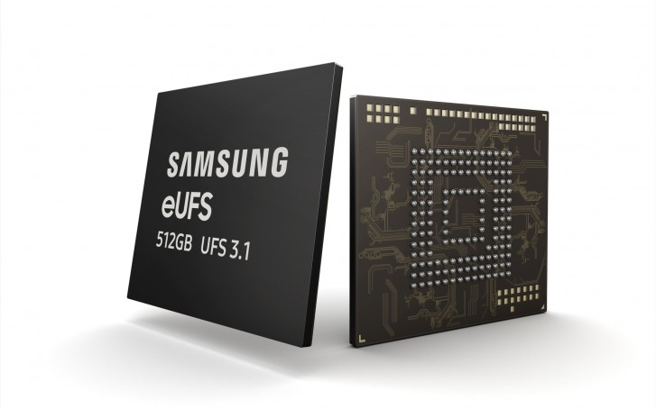 三星开始大规模生产512 GB EUFS 3.1