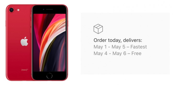 iPhone SE预订开始，交货日期迅速滑到5月初在美国
