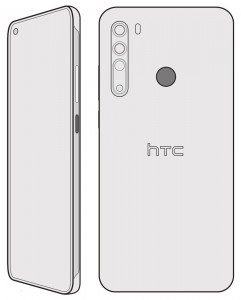 HTC Desire 20 Pro的泄漏原理图显示了四相机和品牌的第一个拳击孔