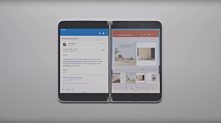 Microsoft执行帖子第一照片拍摄与Surface Duo