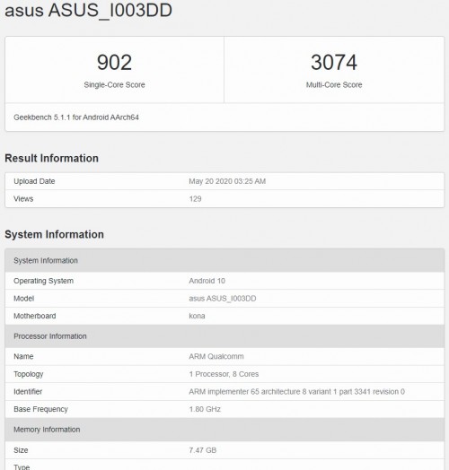 华硕罗格电话3击中Geekbench，Wi-Fi联盟