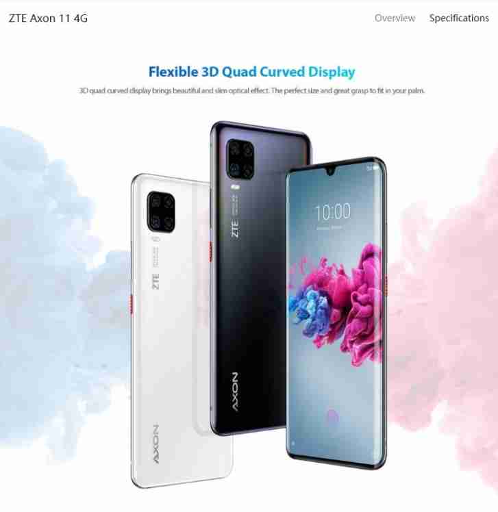 中兴软启动其Axon 11的LTE版本