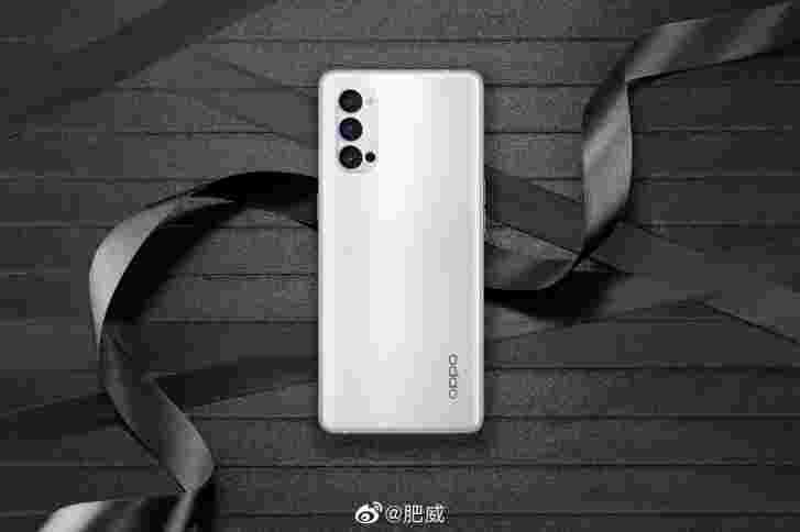 Oppo Reno4 Pro将在发射之前呈现黑白泄漏