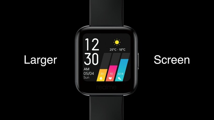 Realme Watch宣布：1.4“彩色触摸屏，SPO2显示器和9天电池寿命