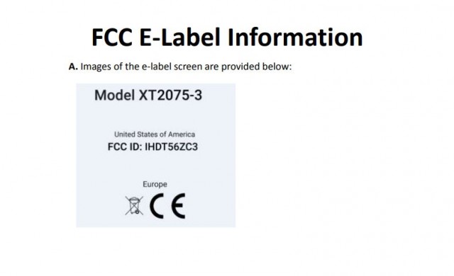 Motorola Edge Lite通过FCC认证
