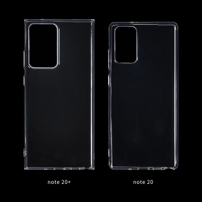 Galaxy Note20 +和Note20案例显示了它们的相对尺寸