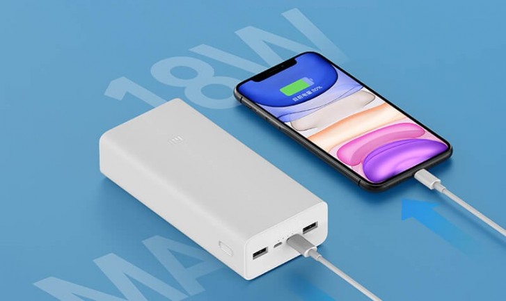 小米MI Power Bank 3推出了30,000 Mah容量，18 W输出和24个输入