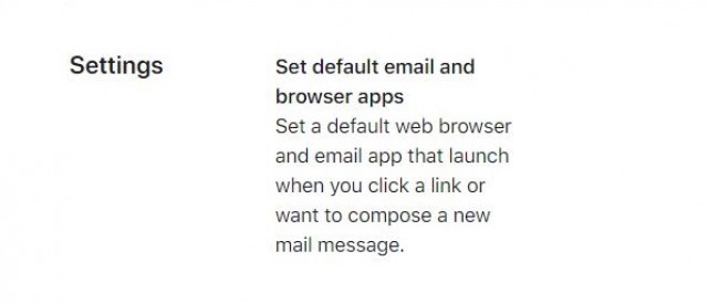iOS 14和iPados 14将允许您选择默认浏览器和电子邮件应用程序
