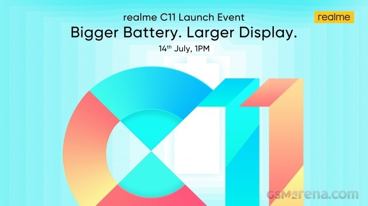Realme C11 India推出7月14日