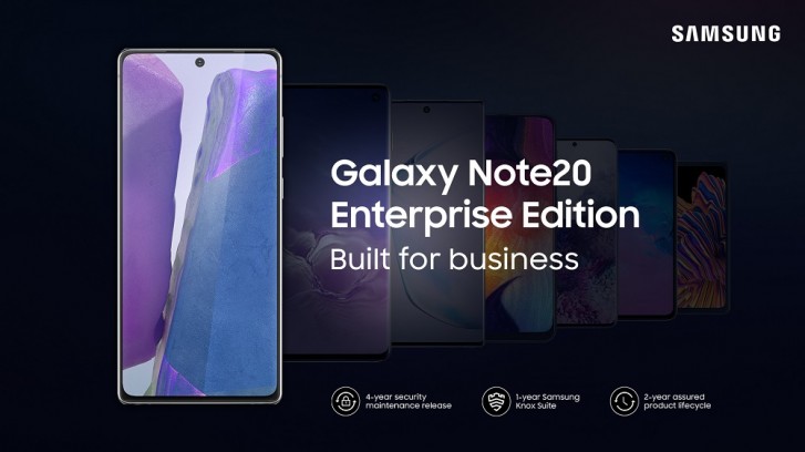 三星Galaxy Note20和Galaxy Tab S7企业版宣布为德国